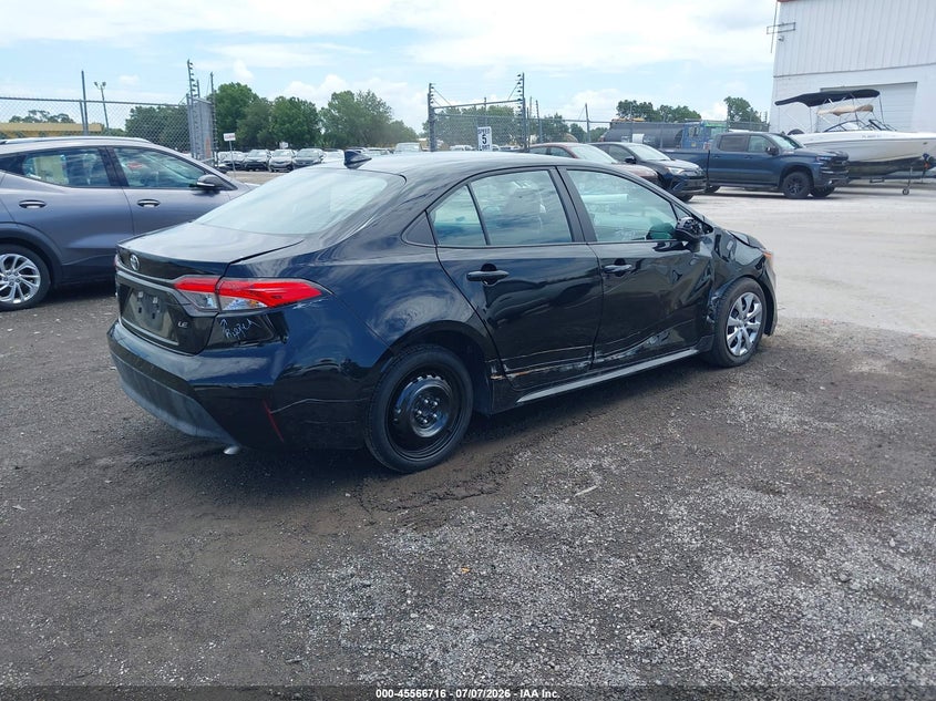 2026 Toyota Corolla VIN 5YFB4MDEXTP414973 IAAI salvage auction — RIGHT SIDE, Clear (Louisiana), sold $11,900 on 2026-07-15 (photo 4)