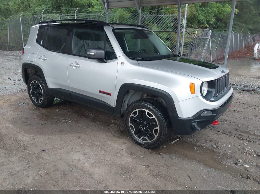 2017 Jeep Renegade VIN ZACCJBCB4HPF63898 IAAI salvage auction — NORMAL WEAR, Clear (Virginia), sold $1,100 on 2026-07-21 (photo 1)