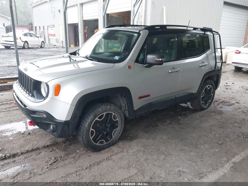 2017 Jeep Renegade VIN ZACCJBCB4HPF63898 IAAI salvage auction — NORMAL WEAR, Clear (Virginia), sold $1,100 on 2026-07-21 (photo 2)