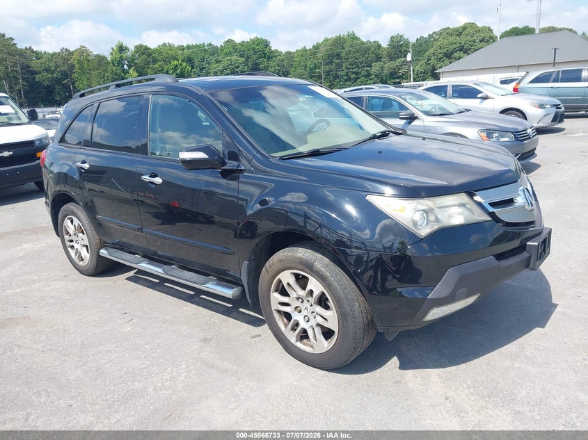 2007 Acura Mdx VIN 2HNYD28337H549029 IAAI salvage auction — NORMAL WEAR, Repossession Paperwork (Georgia), sold $600 on 2026-07-11 (photo 1)