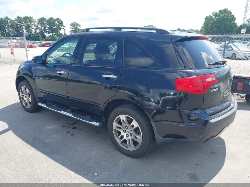 2007 Acura Mdx VIN 2HNYD28337H549029 IAAI salvage auction — NORMAL WEAR, Repossession Paperwork (Georgia), sold $600 on 2026-07-11 (photo 3)