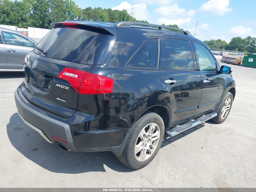 2007 Acura Mdx VIN 2HNYD28337H549029 IAAI salvage auction — NORMAL WEAR, Repossession Paperwork (Georgia), sold $600 on 2026-07-11 (photo 4)