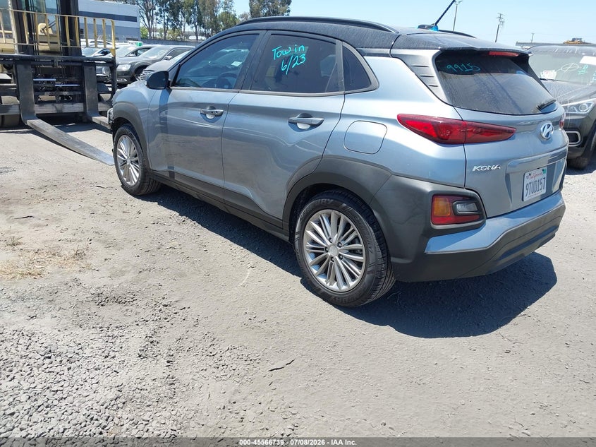 2020 Hyundai Kona VIN KM8K22AA6LU562130 IAAI salvage auction — RIGHT FRONT, Salvage Certificate (California), sold $2,650 on 2026-07-29 (photo 3)