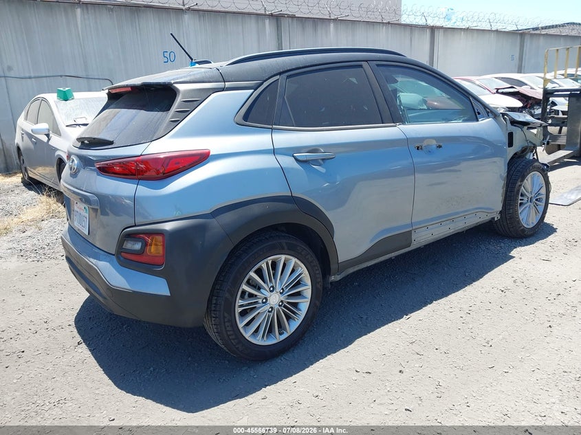 2020 Hyundai Kona VIN KM8K22AA6LU562130 IAAI salvage auction — RIGHT FRONT, Salvage Certificate (California), sold $2,650 on 2026-07-29 (photo 4)