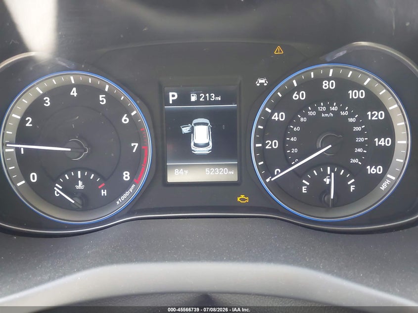 2020 Hyundai Kona VIN KM8K22AA6LU562130 IAAI salvage auction — RIGHT FRONT, Salvage Certificate (California), sold $2,650 on 2026-07-29 (photo 7)