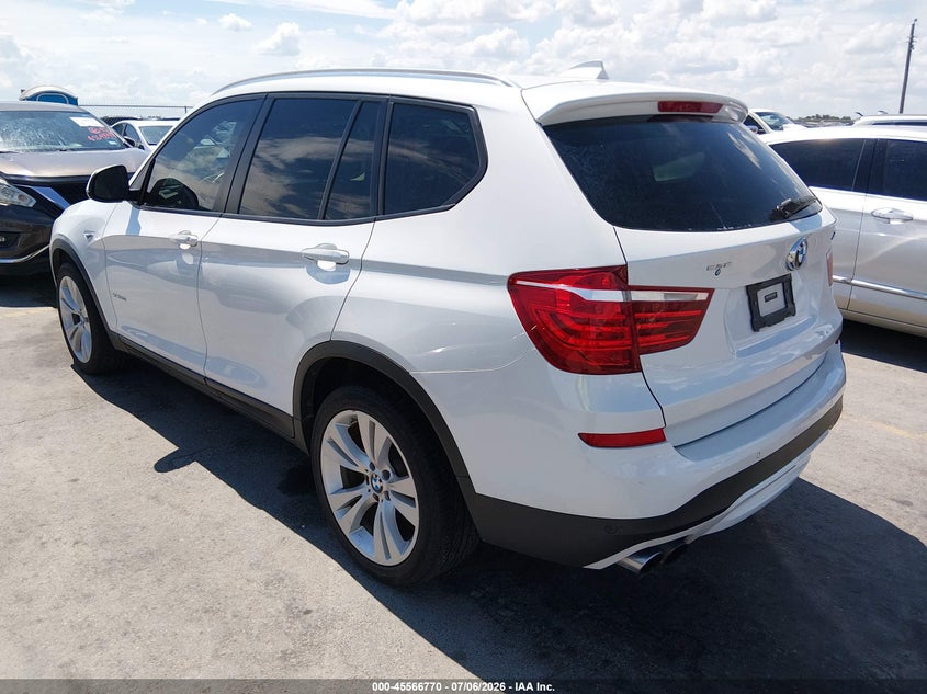 2015 BMW X3 VIN 5UXWX9C52F0D56879 IAAI salvage auction — NORMAL WEAR, Salvage Title, sold $4,800 on 2026-07-16 (photo 3)