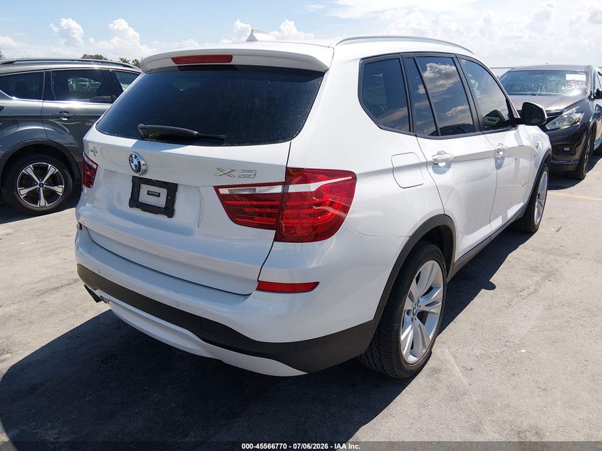 2015 BMW X3 VIN 5UXWX9C52F0D56879 IAAI salvage auction — NORMAL WEAR, Salvage Title, sold $4,800 on 2026-07-16 (photo 4)