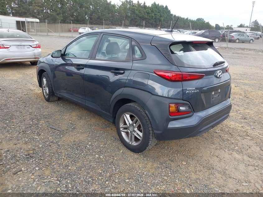 2019 Hyundai Kona VIN KM8K12AA6KU245885 IAAI salvage auction — NORMAL WEAR, Clear (Virginia), sold $3,250 on 2026-07-27 (photo 3)