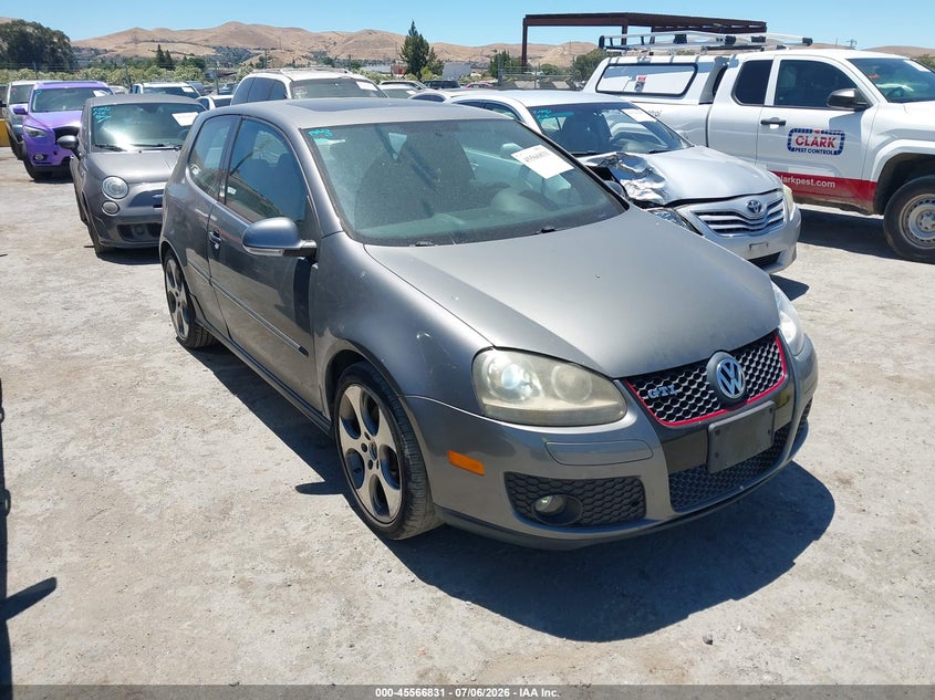 2009 Volkswagen Gti VIN WVWFD71K99W142946 IAAI salvage auction — NORMAL WEAR, Clear - Dealer Only (California), sold $700 on 2026-07-19 (photo 1)
