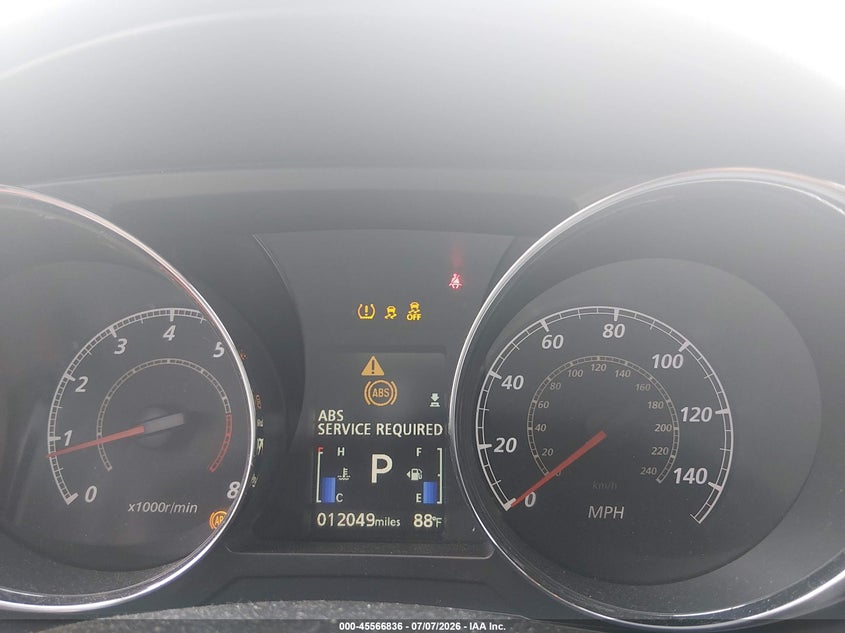 2026 Mitsubishi Outlander VIN JA4ARUAU6TU013801 IAAI salvage auction — FRONT END, Salvage Title, sold $10,100 on 2026-07-28 (photo 7)