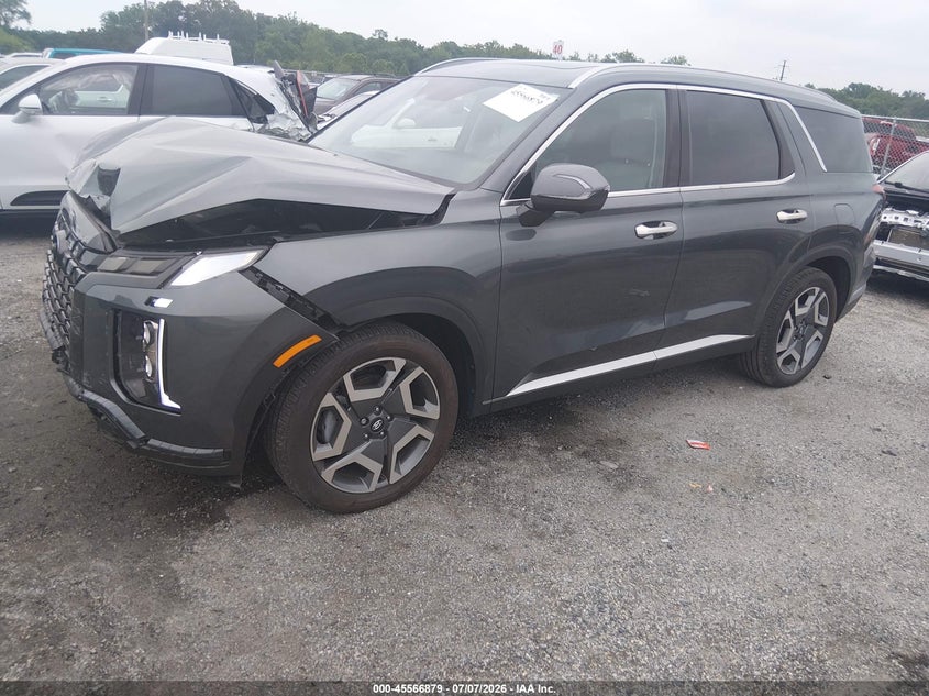 2025 Hyundai Palisade VIN KM8R4DGEXSU825779 IAAI salvage auction — UNKNOWN, Salvage Title, sold $11,200 on 2026-07-30 (photo 2)