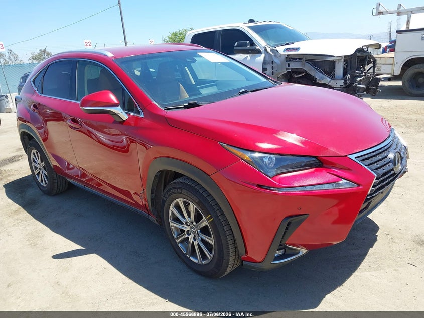 2019 Lexus Nx 300 VIN JTJYARBZ3K2128110 IAAI salvage auction — FRONT END, Salvage (California), sold $7,775 on 2026-07-15 (photo 1)