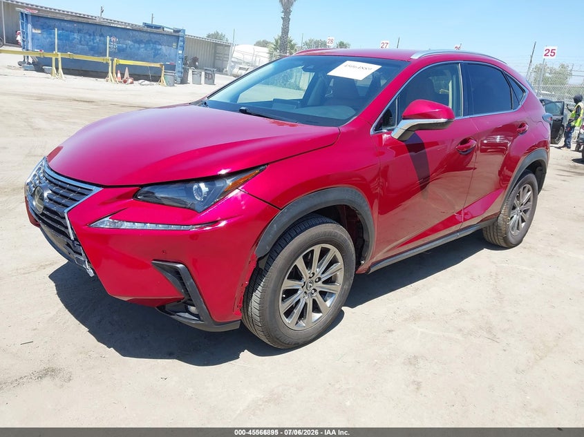 2019 Lexus Nx 300 VIN JTJYARBZ3K2128110 IAAI salvage auction — FRONT END, Salvage (California), sold $7,775 on 2026-07-15 (photo 2)