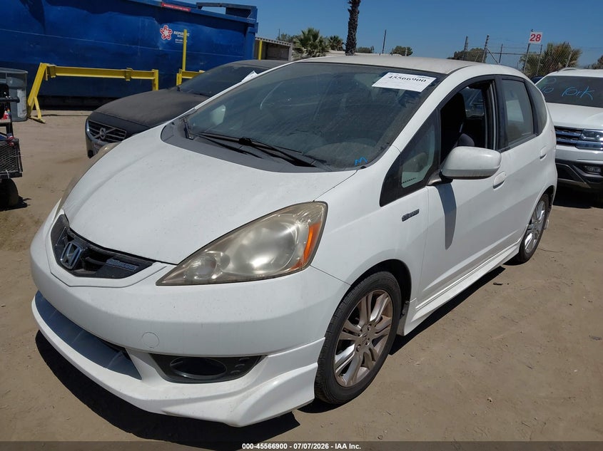 2009 Honda Fit VIN JHMGE88439C000767 IAAI salvage auction — NORMAL WEAR, Clear - Dealer Only (California), sold $2,600 on 2026-07-08 (photo 2)