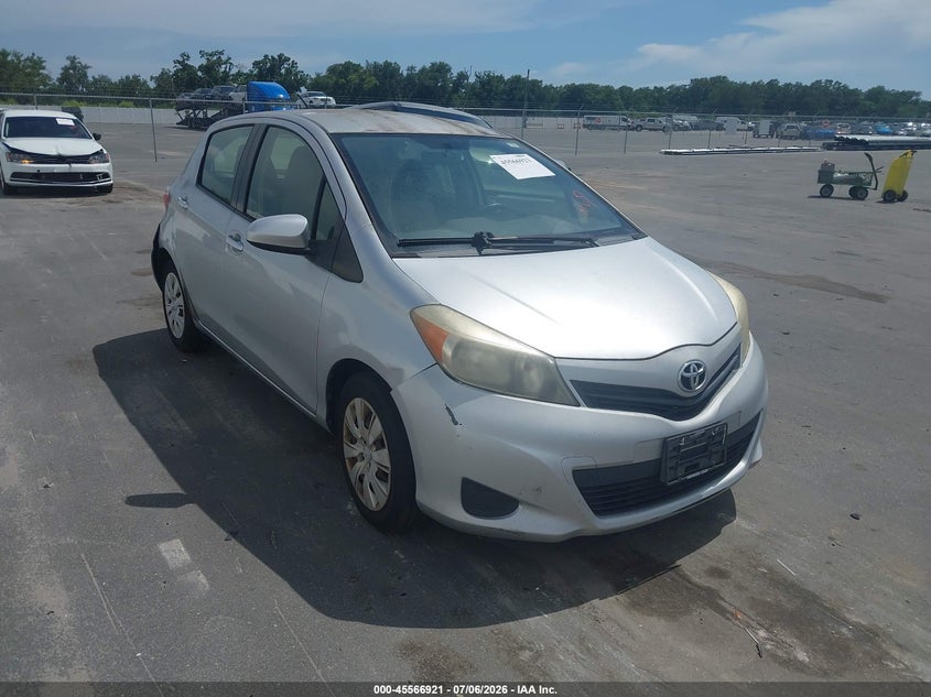 2014 Toyota Yaris VIN JTDKTUD32ED579018 IAAI salvage auction — NORMAL WEAR, Clear (Florida), sold $1,800 on 2026-07-27 (photo 1)