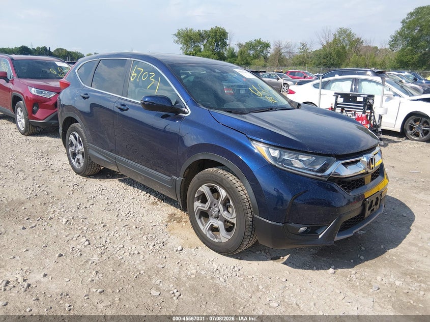2018 Honda Cr-v VIN 7FARW2H89JE011274 IAAI salvage auction — HAIL, Clear (Wisconsin), sold $3,550 on 2026-07-30 (photo 1)