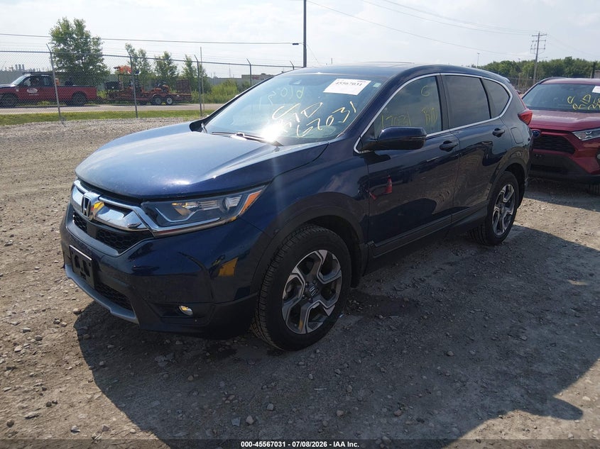 2018 Honda Cr-v VIN 7FARW2H89JE011274 IAAI salvage auction — HAIL, Clear (Wisconsin), sold $3,550 on 2026-07-30 (photo 2)