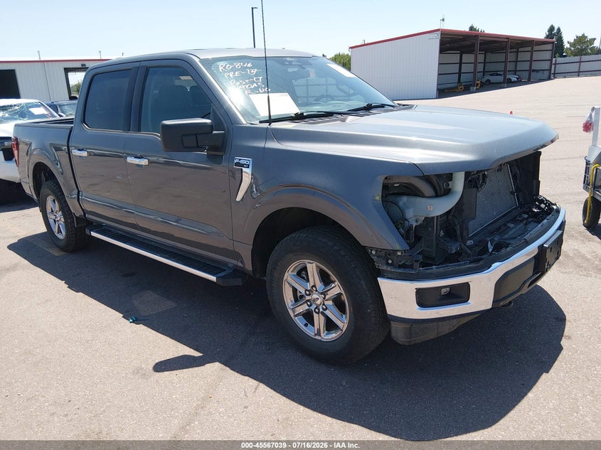 2025 Ford F-150 VIN 1FTEW3LP7SKE21042 IAAI salvage auction — FRONT END, Salvage Title, sold $25,050 on 2026-07-21 (photo 1)