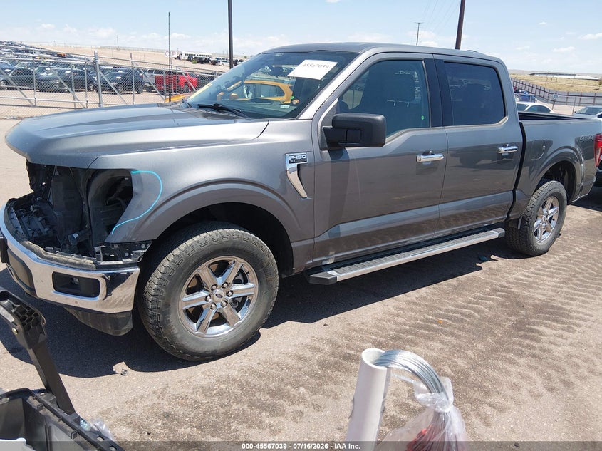 2025 Ford F-150 VIN 1FTEW3LP7SKE21042 IAAI salvage auction — FRONT END, Salvage Title, sold $25,050 on 2026-07-21 (photo 2)