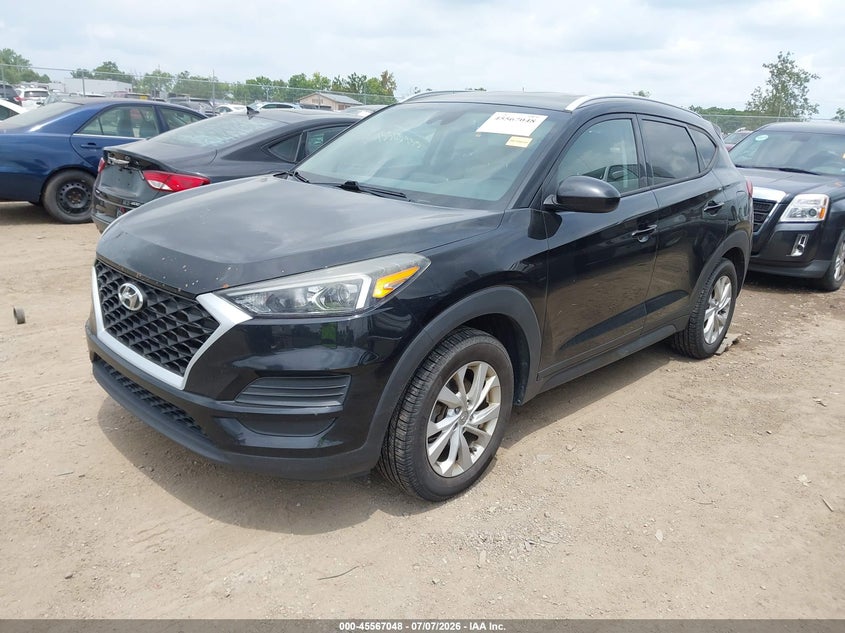 2019 Hyundai Tucson VIN KM8J3CA49KU989244 IAAI salvage auction — REAR END, Salvage Title, sold $3,250 on 2026-07-23 (photo 2)