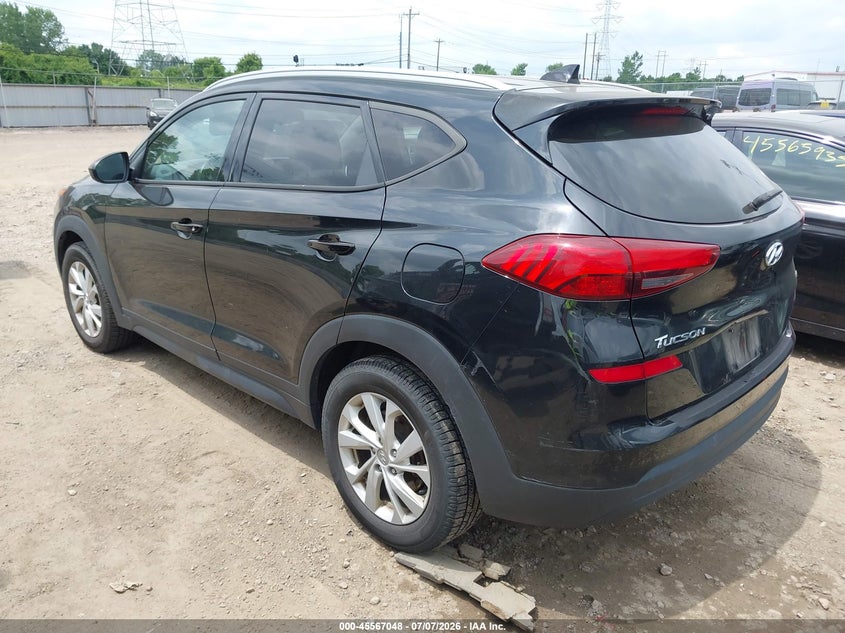 2019 Hyundai Tucson VIN KM8J3CA49KU989244 IAAI salvage auction — REAR END, Salvage Title, sold $3,250 on 2026-07-23 (photo 3)
