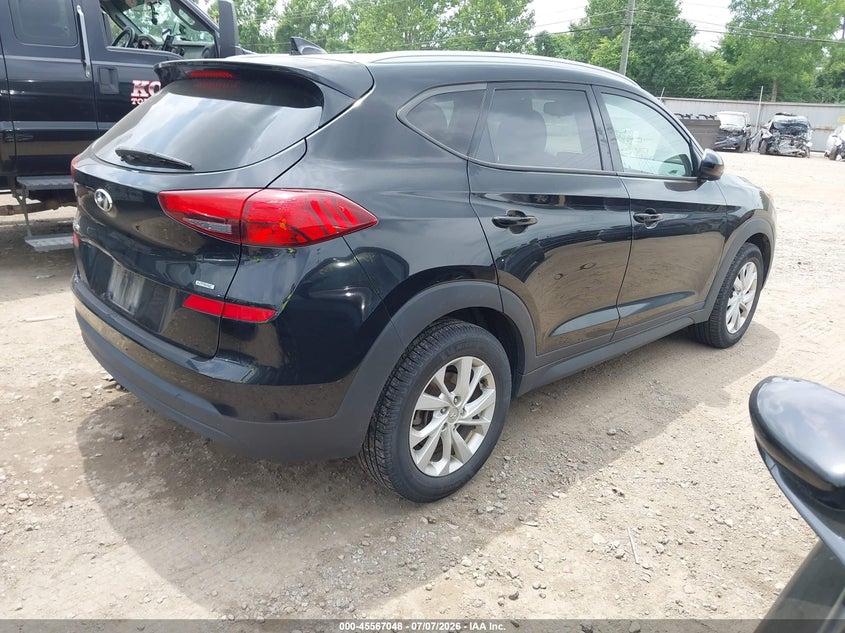 2019 Hyundai Tucson VIN KM8J3CA49KU989244 IAAI salvage auction — REAR END, Salvage Title, sold $3,250 on 2026-07-23 (photo 4)