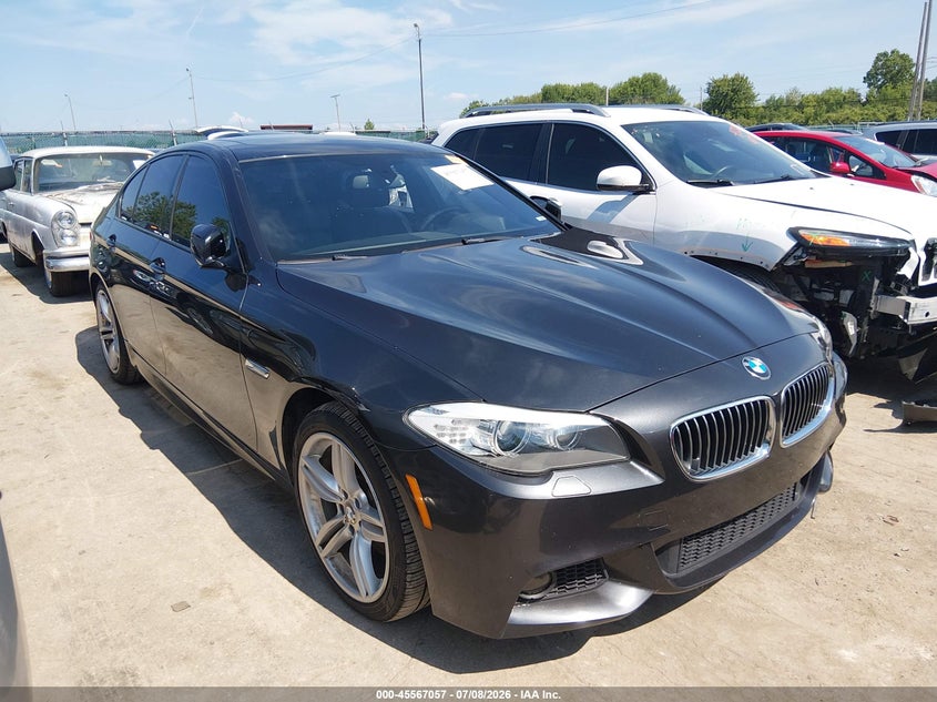 2013 BMW 5er VIN WBAFU7C57DDU68432 IAAI salvage auction — RIGHT FRONT, Salvage Title, sold $1,500 on 2026-07-31 (photo 1)