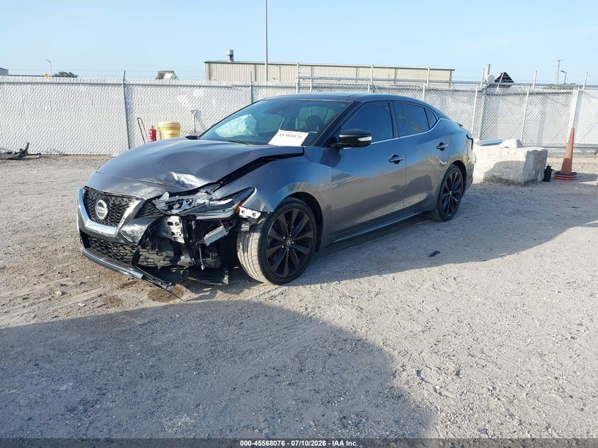 2020 Nissan Maxima VIN 1N4AA6EV3LC380923 IAAI salvage auction — FRONT END, Salvage Title, sold $3,400 on 2026-09-10 (photo 2)