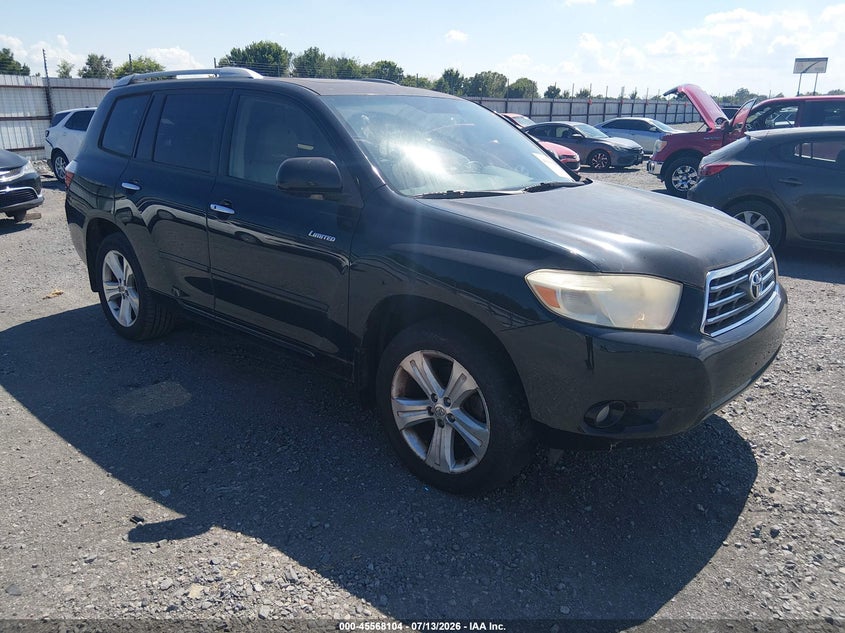 2008 Toyota Highlander VIN JTEDS42A382021431 IAAI salvage auction — NORMAL WEAR, Clear (Arkansas), sold $1,675 on 2026-07-22 (photo 1)