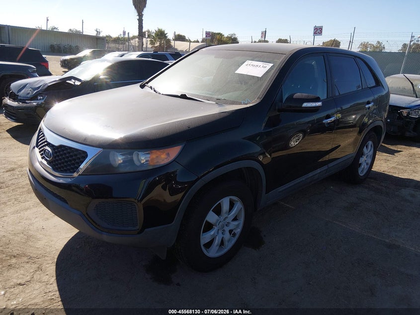 2011 Kia Sorento VIN 5XYKT3A14BG007040 IAAI salvage auction — NORMAL WEAR, Clear - Dealer Only (California), sold $750 on 2026-07-15 (photo 2)