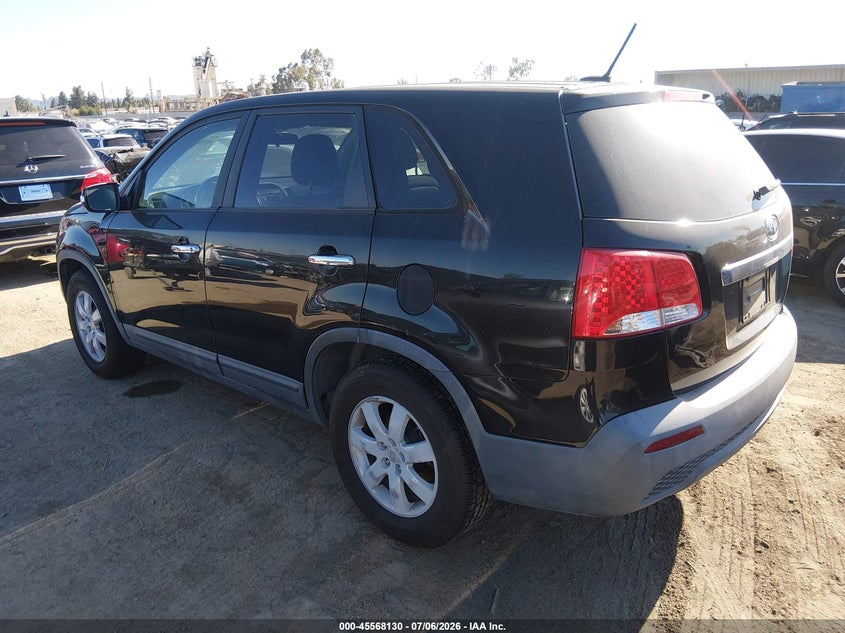 2011 Kia Sorento VIN 5XYKT3A14BG007040 IAAI salvage auction — NORMAL WEAR, Clear - Dealer Only (California), sold $750 on 2026-07-15 (photo 3)