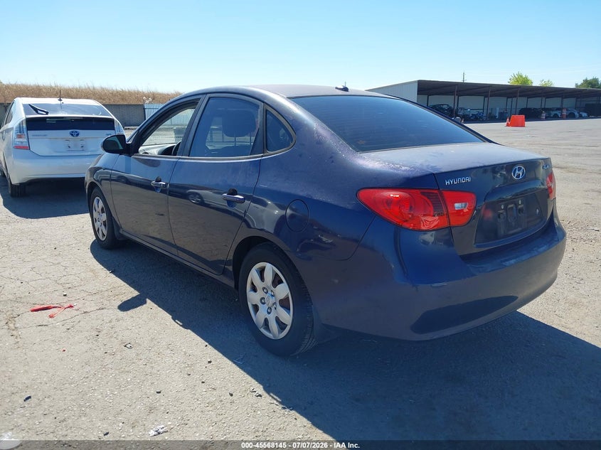 2008 Hyundai Elantra VIN KMHDU46D18U321522 IAAI salvage auction — NORMAL WEAR, Clear - Dealer Only (California), sold $850 on 2026-07-15 (photo 3)