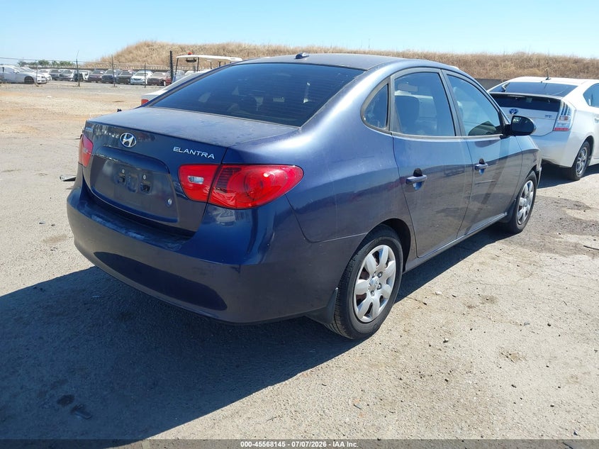 2008 Hyundai Elantra VIN KMHDU46D18U321522 IAAI salvage auction — NORMAL WEAR, Clear - Dealer Only (California), sold $850 on 2026-07-15 (photo 4)