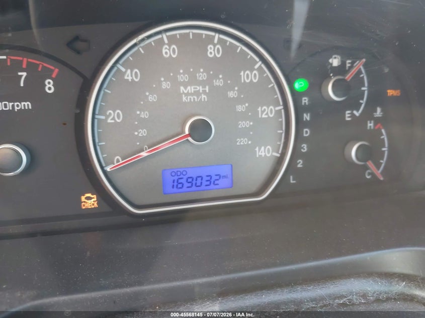 2008 Hyundai Elantra VIN KMHDU46D18U321522 IAAI salvage auction — NORMAL WEAR, Clear - Dealer Only (California), sold $850 on 2026-07-15 (photo 7)
