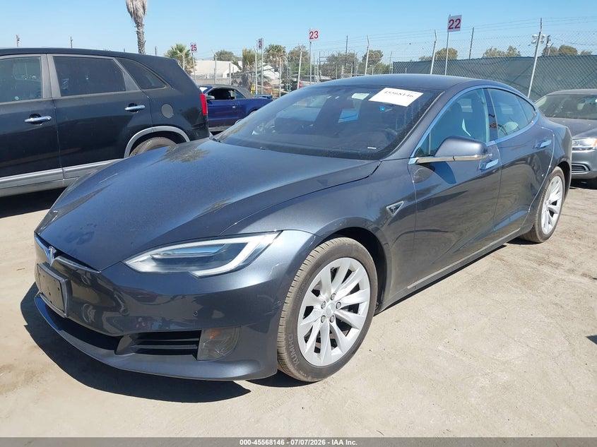 2016 Tesla Model s VIN 5YJSA1E19GF151329 IAAI salvage auction — UNKNOWN, Salvage (California), sold $8,500 on 2026-07-29 (photo 2)