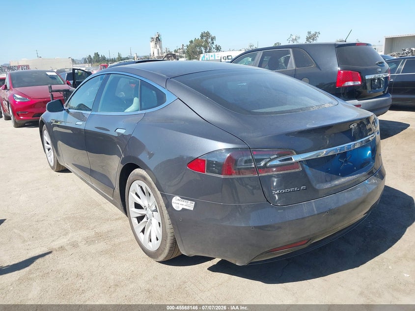 2016 Tesla Model s VIN 5YJSA1E19GF151329 IAAI salvage auction — UNKNOWN, Salvage (California), sold $8,500 on 2026-07-29 (photo 3)