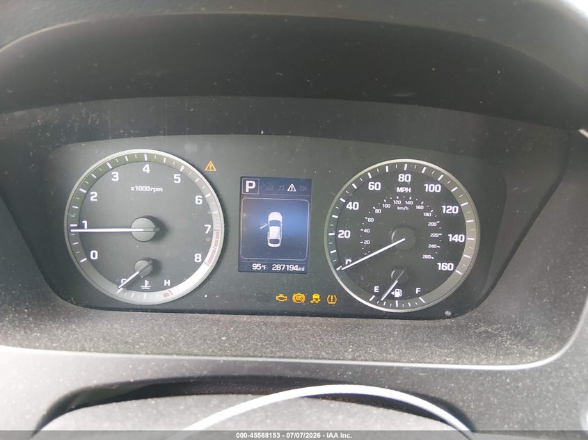 2016 Hyundai Sonata VIN 5NPE24AF4GH286409 IAAI salvage auction — NORMAL WEAR, Original (Texas), sold $675 on 2026-07-24 (photo 7)