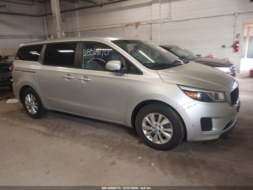 2017 Kia SEDONA VIN KNDMB5C15H6218599 IAAI salvage auction — NORMAL WEAR, Clear (Minnesota), sold $775 on 2026-07-29 (photo 1)