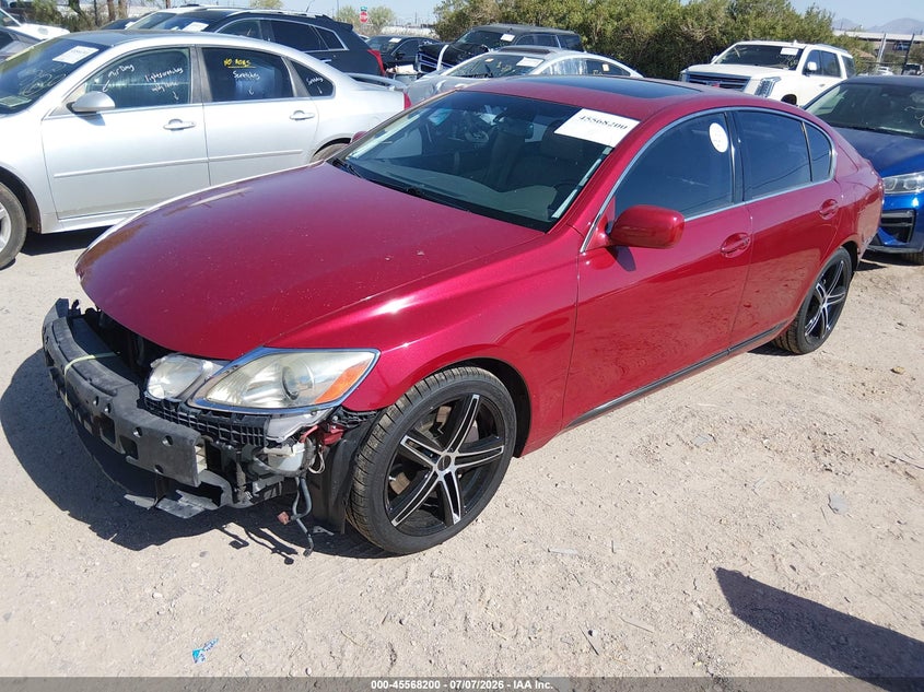 2007 Lexus Gs 350 VIN JTHBE96S270018936 IAAI salvage auction — FRONT & REAR, Salvage (Arizona), sold $1,500 on 2026-07-16 (photo 2)