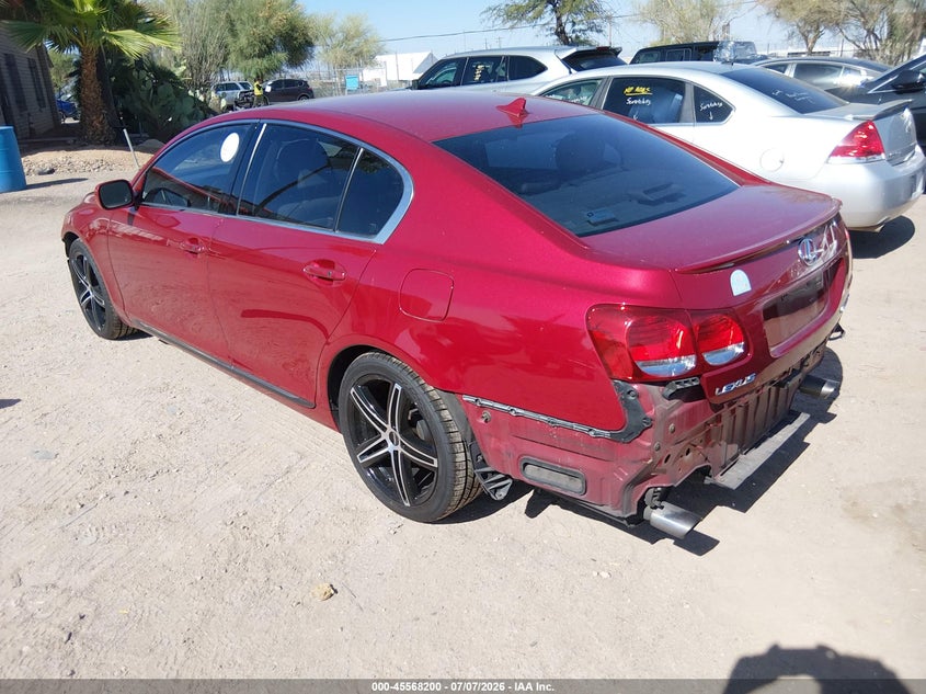 2007 Lexus Gs 350 VIN JTHBE96S270018936 IAAI salvage auction — FRONT & REAR, Salvage (Arizona), sold $1,500 on 2026-07-16 (photo 3)