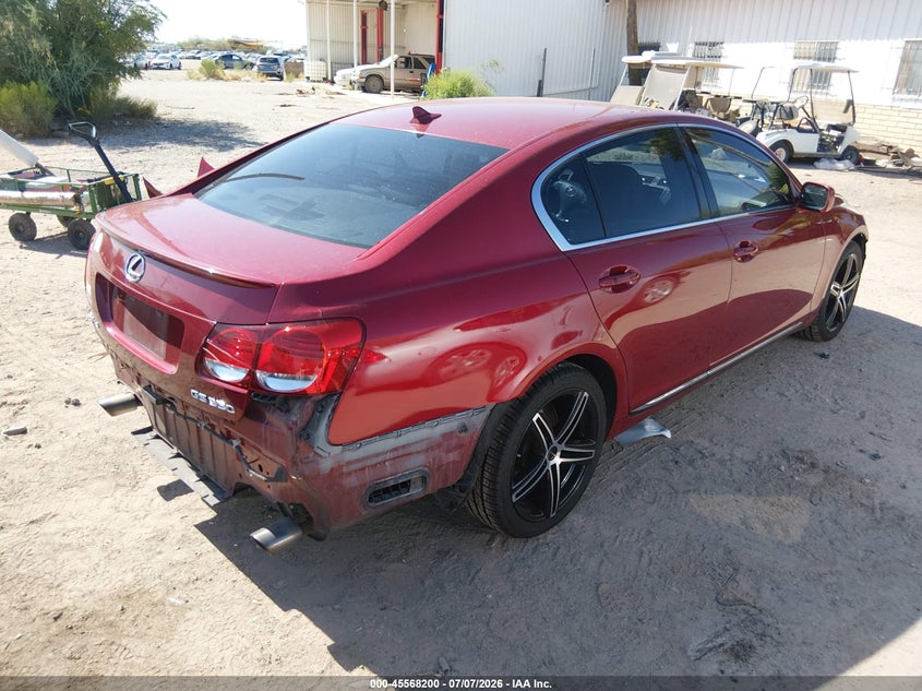2007 Lexus Gs 350 VIN JTHBE96S270018936 IAAI salvage auction — FRONT & REAR, Salvage (Arizona), sold $1,500 on 2026-07-16 (photo 4)