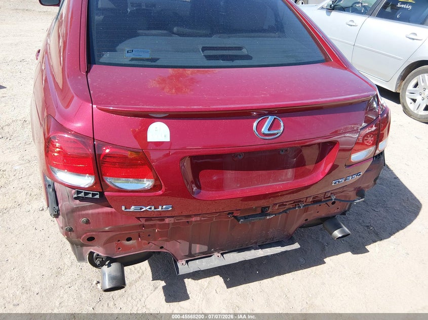 2007 Lexus Gs 350 VIN JTHBE96S270018936 IAAI salvage auction — FRONT & REAR, Salvage (Arizona), sold $1,500 on 2026-07-16 (photo 6)