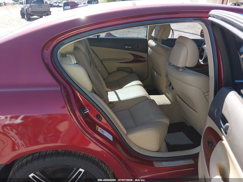 2007 Lexus Gs 350 VIN JTHBE96S270018936 IAAI salvage auction — FRONT & REAR, Salvage (Arizona), sold $1,500 on 2026-07-16 (photo 8)