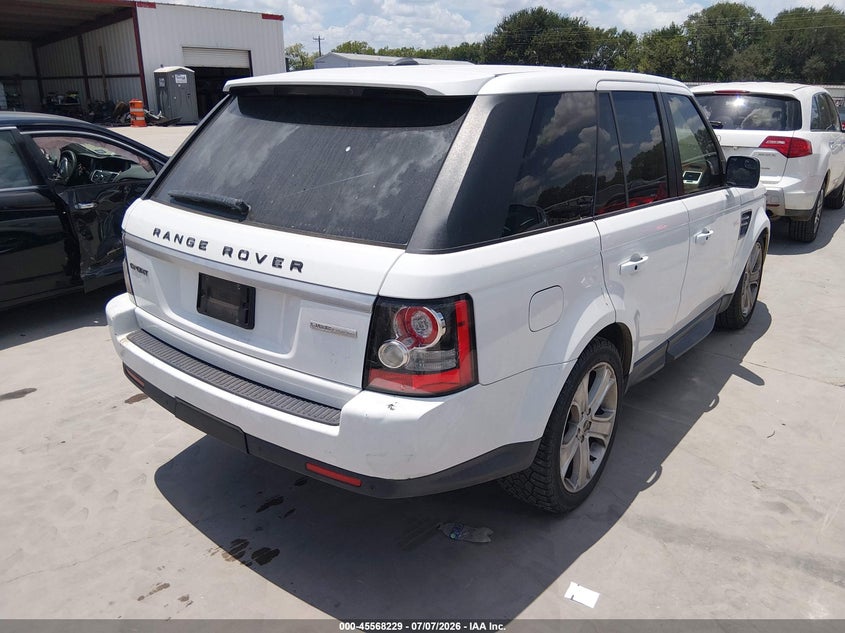 2012 Land rover Range rover sport VIN SALSK2D44CA746695 IAAI salvage auction — Burn Engine, Salvage Title, sold $800 on 2026-08-25 (photo 4)