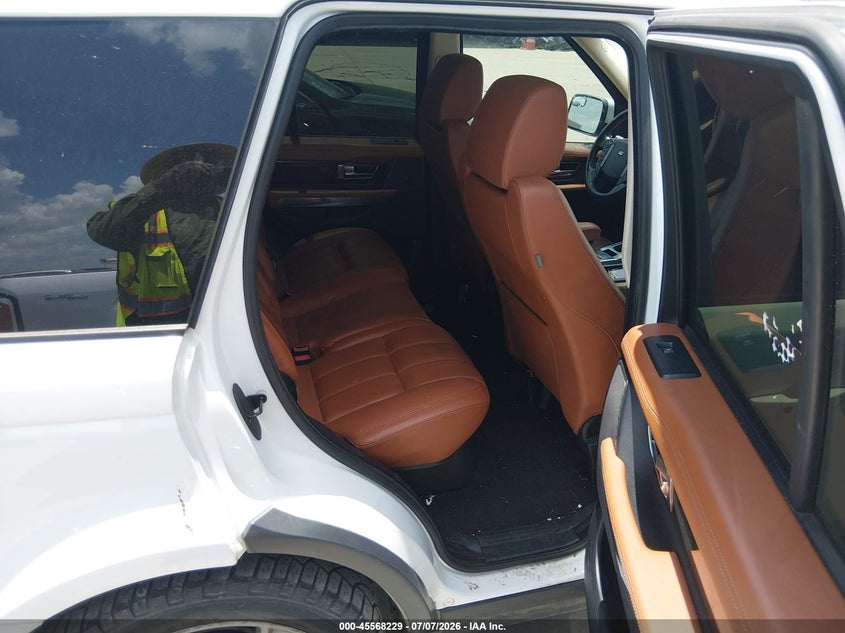 2012 Land rover Range rover sport VIN SALSK2D44CA746695 IAAI salvage auction — Burn Engine, Salvage Title, sold $800 on 2026-08-25 (photo 8)
