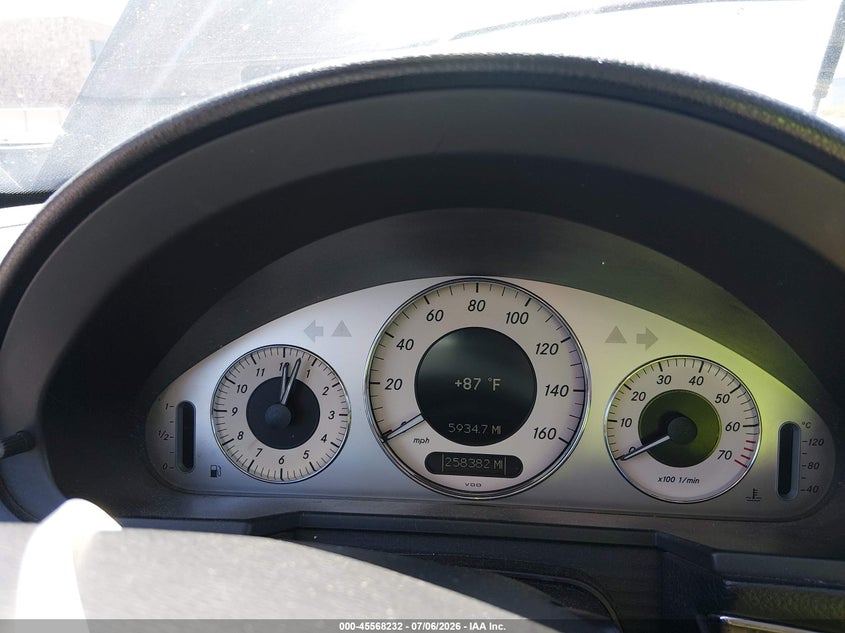 2007 Mercedes-benz E-class VIN WDBUF56X07B070709 IAAI salvage auction — NORMAL WEAR, Clear - Dealer Only (California), sold $375 on 2026-07-29 (photo 7)