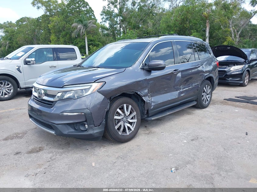 2020 Honda Pilot VIN 5FNYF6H52LB033477 IAAI salvage auction — SIDE, Wait Title, sold $9,600 on 2026-08-17 (photo 2)