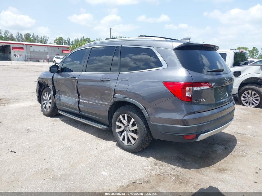 2020 Honda Pilot VIN 5FNYF6H52LB033477 IAAI salvage auction — SIDE, Wait Title, sold $9,600 on 2026-08-17 (photo 3)