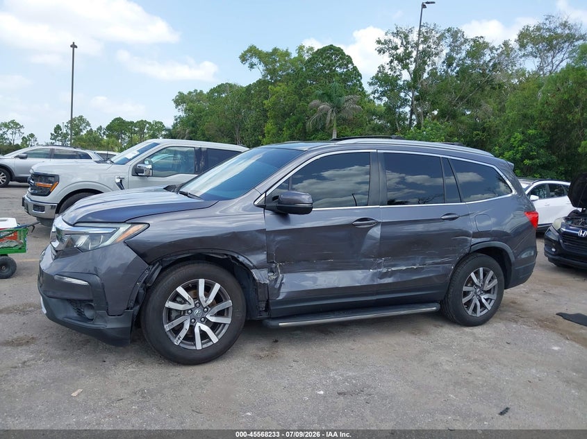 2020 Honda Pilot VIN 5FNYF6H52LB033477 IAAI salvage auction — SIDE, Wait Title, sold $9,600 on 2026-08-17 (photo 6)