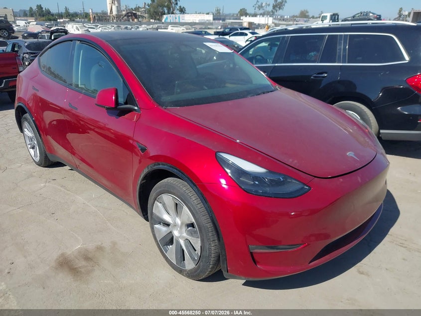 2024 Tesla Model y VIN 7SAYGDEE1RA253434 IAAI salvage auction — REAR END, Salvage (California), sold $11,750 on 2026-07-08 (photo 1)